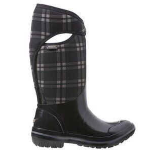 Bogs Women's Plimsoll Plaid Tall Waterproof Snow Rain Boots